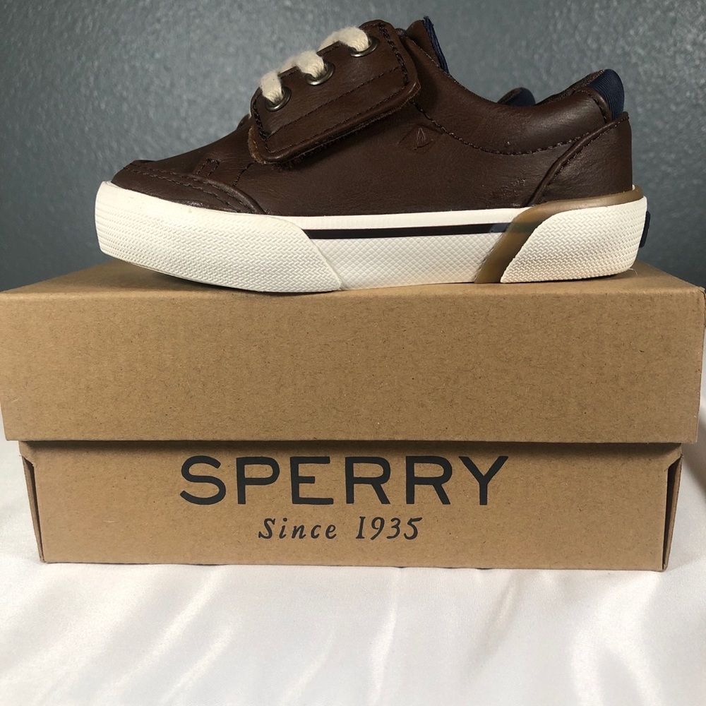 Sperry Harbor Tide Junior Brown Size 6 (TD)